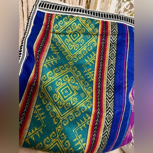 Handmade Ethnic Boho Hippy Crossbody Bag - Puerto Rico - Picture 5 of 10